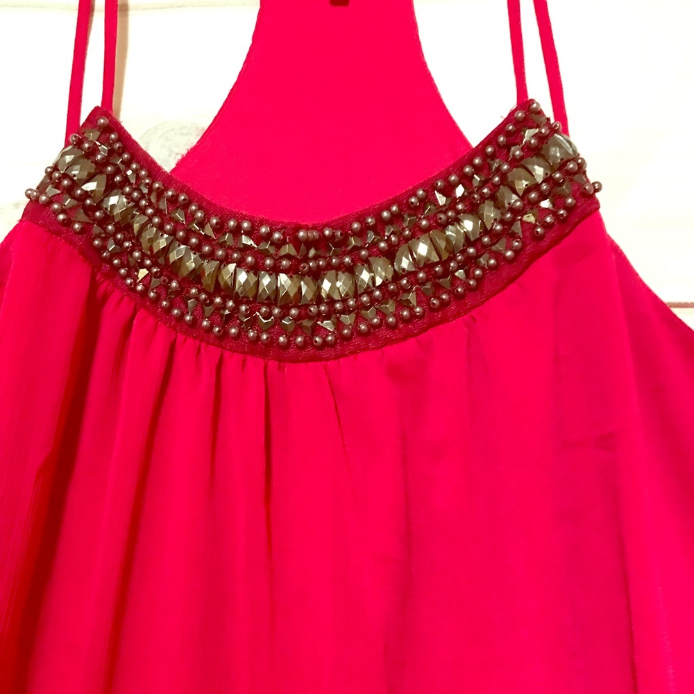 Studio Y magenta or dark pink business top